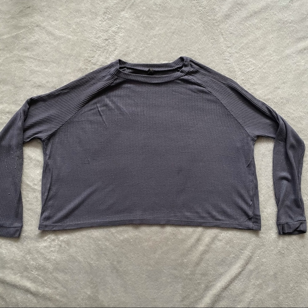 la hearts cropped longsleeve